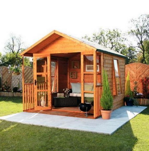 Беседки в садовом дизайне: маленький домик для отдыха на даче (35 фото)