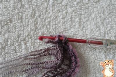 Ажурный шарф крючком с рюшами: схема и описание для начинающих