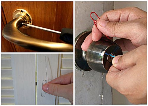 Как разобрать ручку межкомнатной двери без помощи мастера