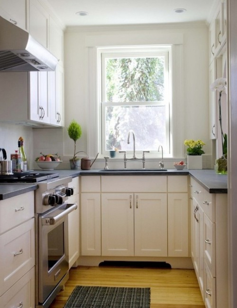 Идеи для интерьера маленькой кухни 4-8 кв.м. (26 фото)
