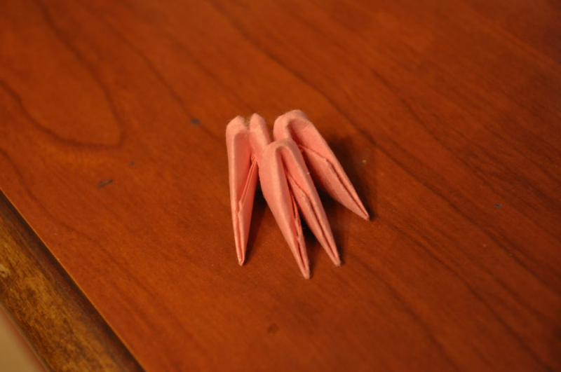 Модульное оригами: свинка