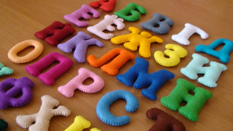 Буквы своими руками в школу из любых материалов с фото и видео