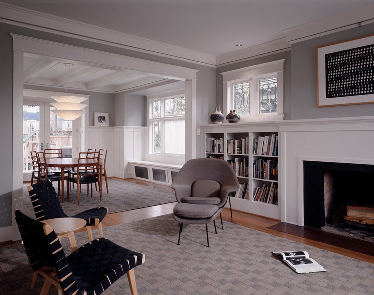 Серый цвет в гостиной: интерьер в нейтральных тонах (67 фото)