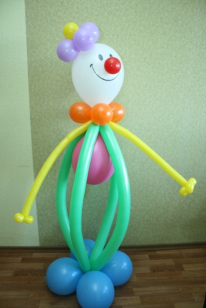 Клоун из шаров своими руками: пошаговая инструкция с фото и видео