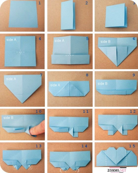 Оригами для личного дневника: как сделать сердечки с фото и видео