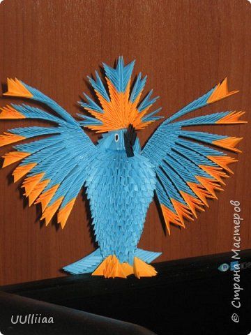 Попугай оригами: как сделать из бумаги, схема сборки с мк и видео
