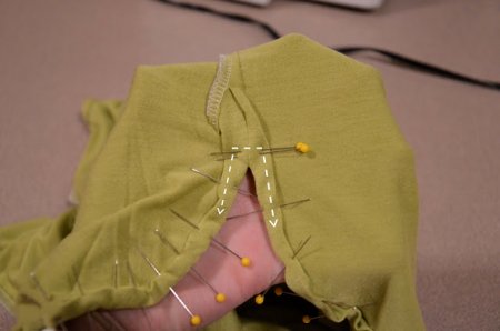 Туника с цельнокроеным рукавом:  мастер класс по шитью без выкройки
