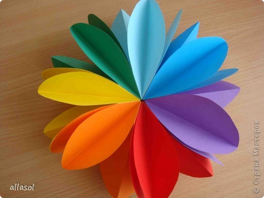 Мастер-класс по цветам (бумагопластика) для детей со схемами и видео