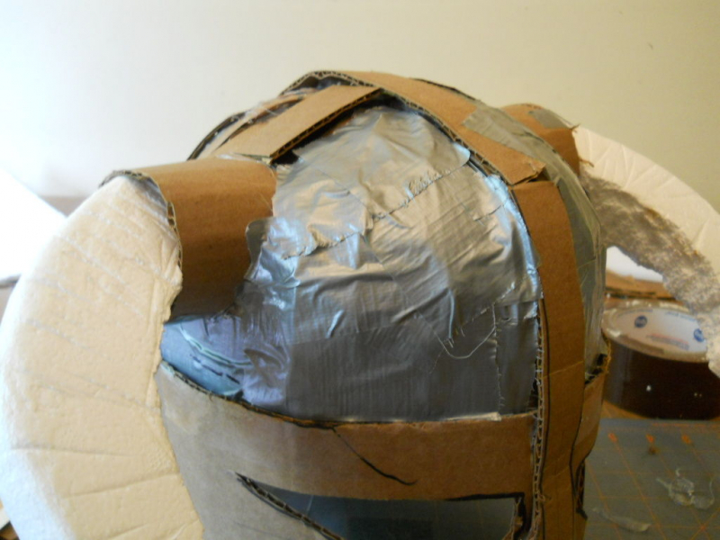 Как сделать железный шлем из картона