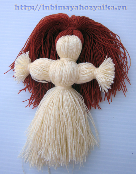 Как сделать куклу из ниток мулине: пошаговая инструкция с фото