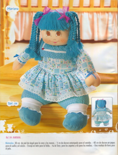 QUILI - 135. Журнал с выкройками текстильных кукол