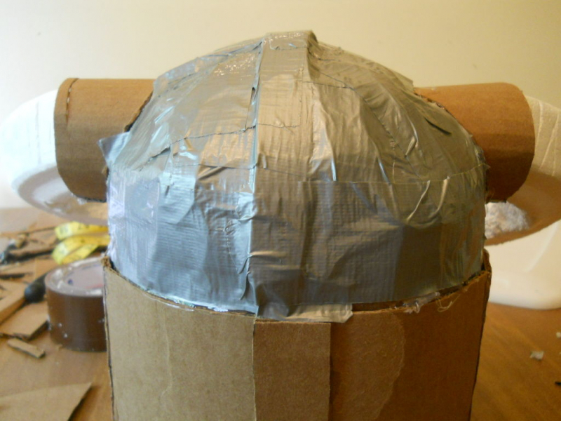 Как сделать железный шлем из картона