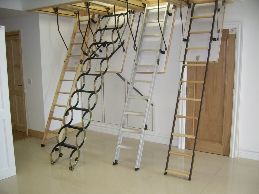 Раскладные чердачные лестницы