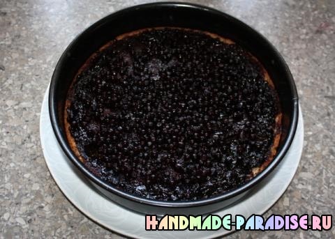 Черничный торт без выпечки