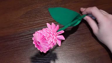 Цветы оригами из бумаги для начинающих: как сделать тюльпан и лилию