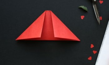 Сердце оригами из бумаги: как сделать со схемой и видео