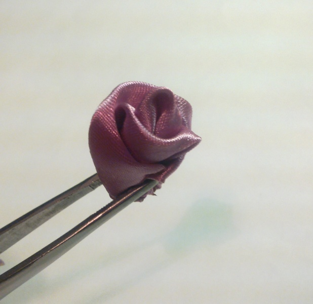 Роза канзаши из ленты 5 см: мастер-класс по бутону с фото и видео