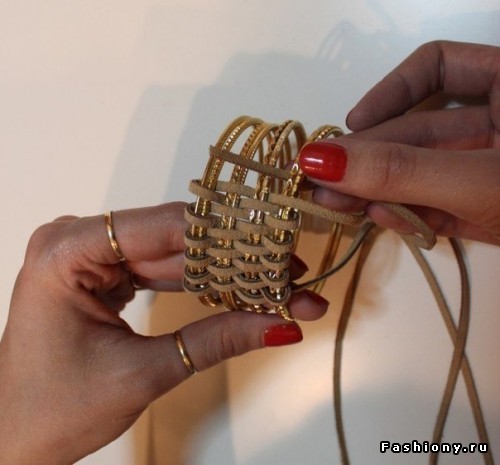 Как сделать браслет из кожи своими руками: мастер-класс со схемами