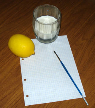 Невидимые чернила в домашних условиях без лимона: состав и рецепт