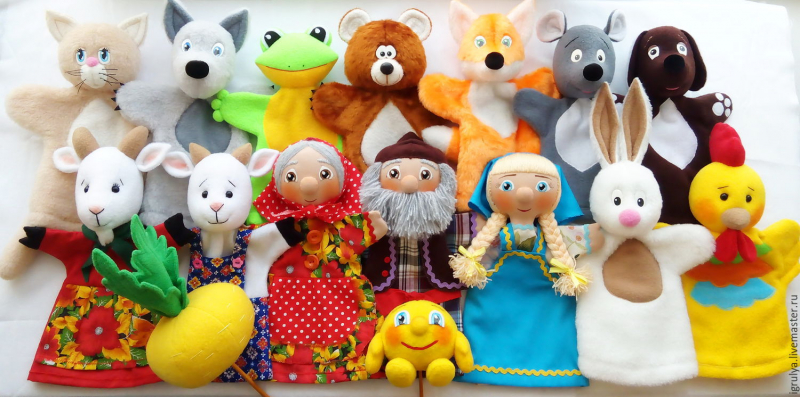 Кукольный театр своими руками из ткани в детский сад с фото и видео