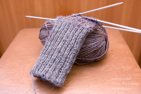 Вязание теплых длинных женских носков спицами: схема с описанием для начинающих
