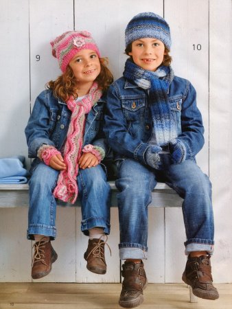 Вязание спицами для детей: схема вязание двух моделей шапочек