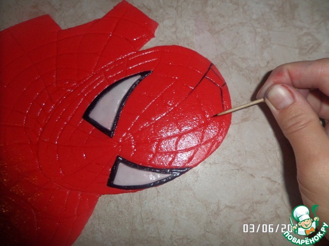 Человек-паук из мастики пошагово: мастер-класс с фото и видео