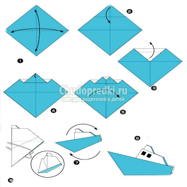 Как сделать кораблик из бумаги: пошаговая инструкция оригами с фото и видео