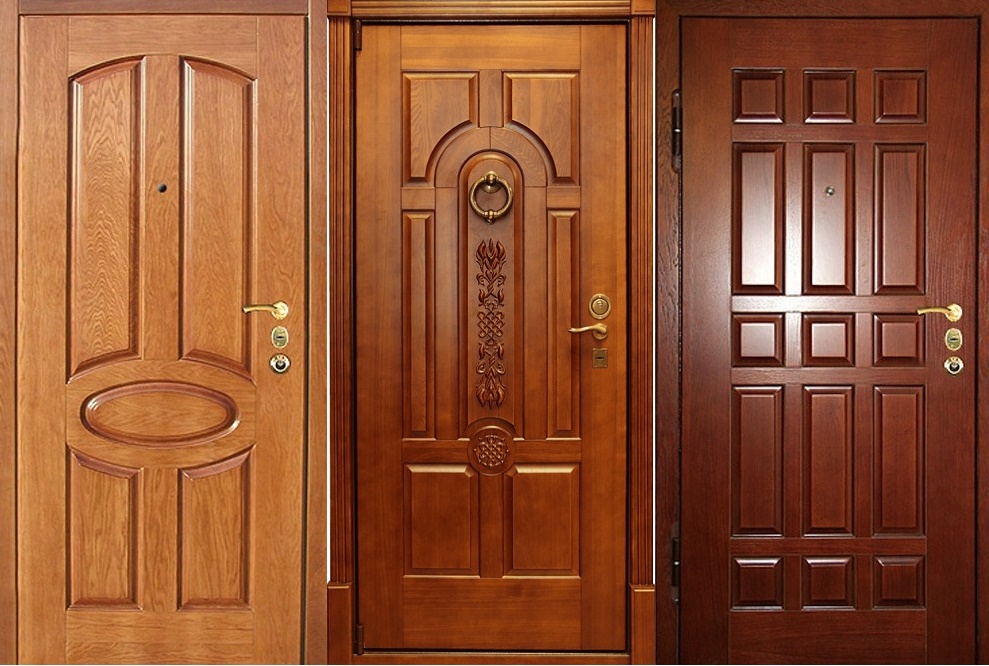Входные деревянные двери стандарт