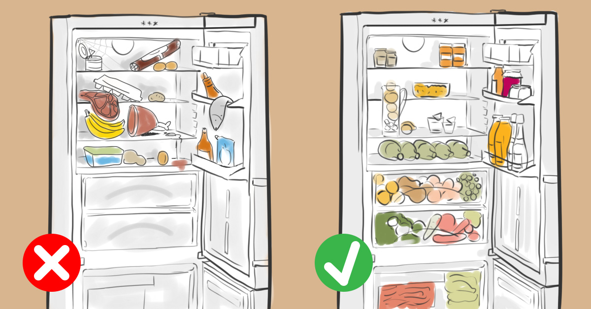 Правила Фэншуй на кухне: грамотное хранение продуктов в холодильнике (8 фот...