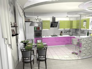 цветная кухня