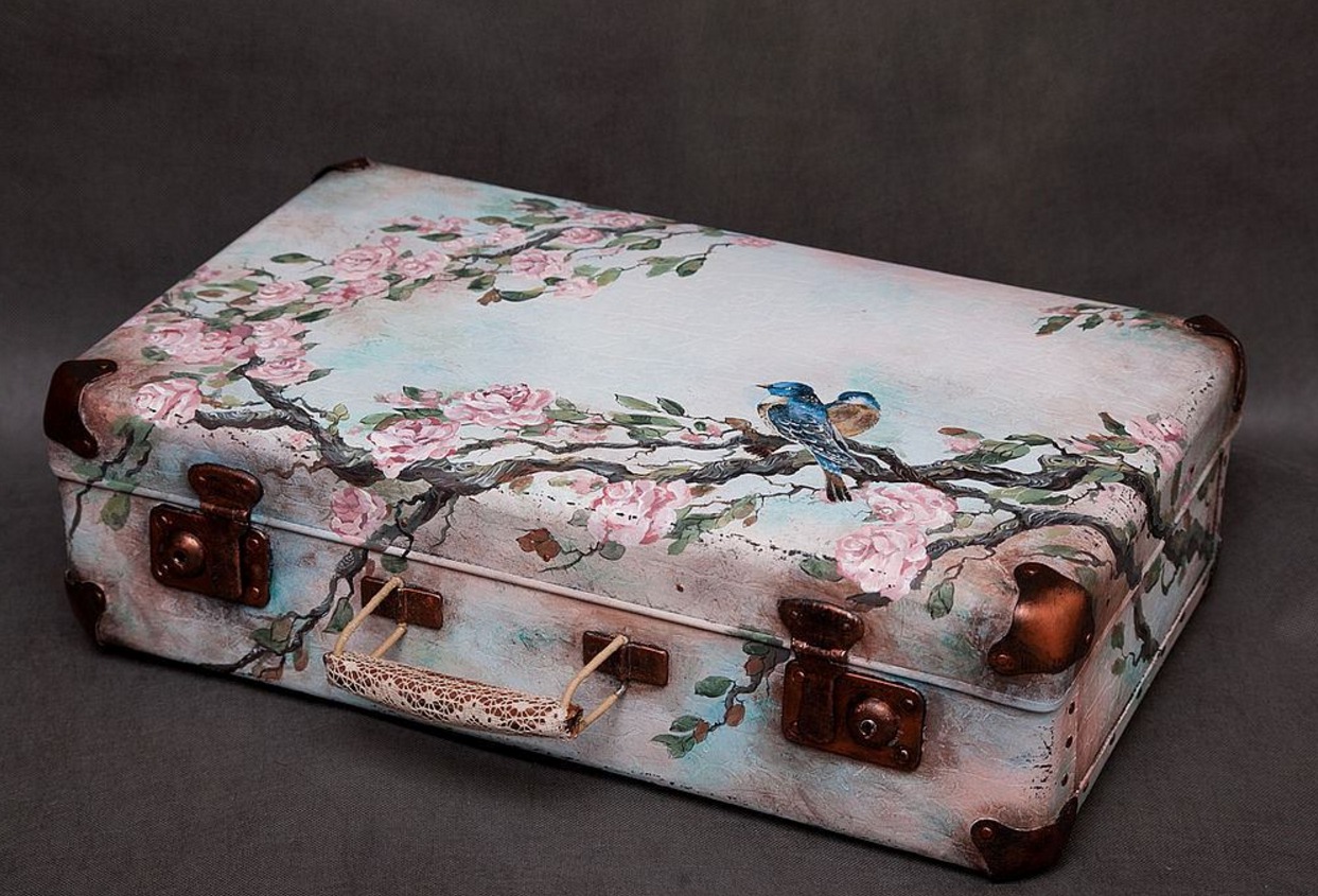 Старые чемоданы своими руками