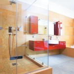 Дизайн ванной комнаты с меблировкой