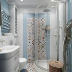 Дизайн маленькой ванной комнаты с душевой кабинкой
