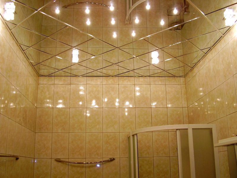 потолок в ванной комнате