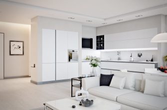 Интерьер квартиры в белом цвете