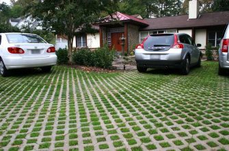 газонные бетонные решетки для парковки